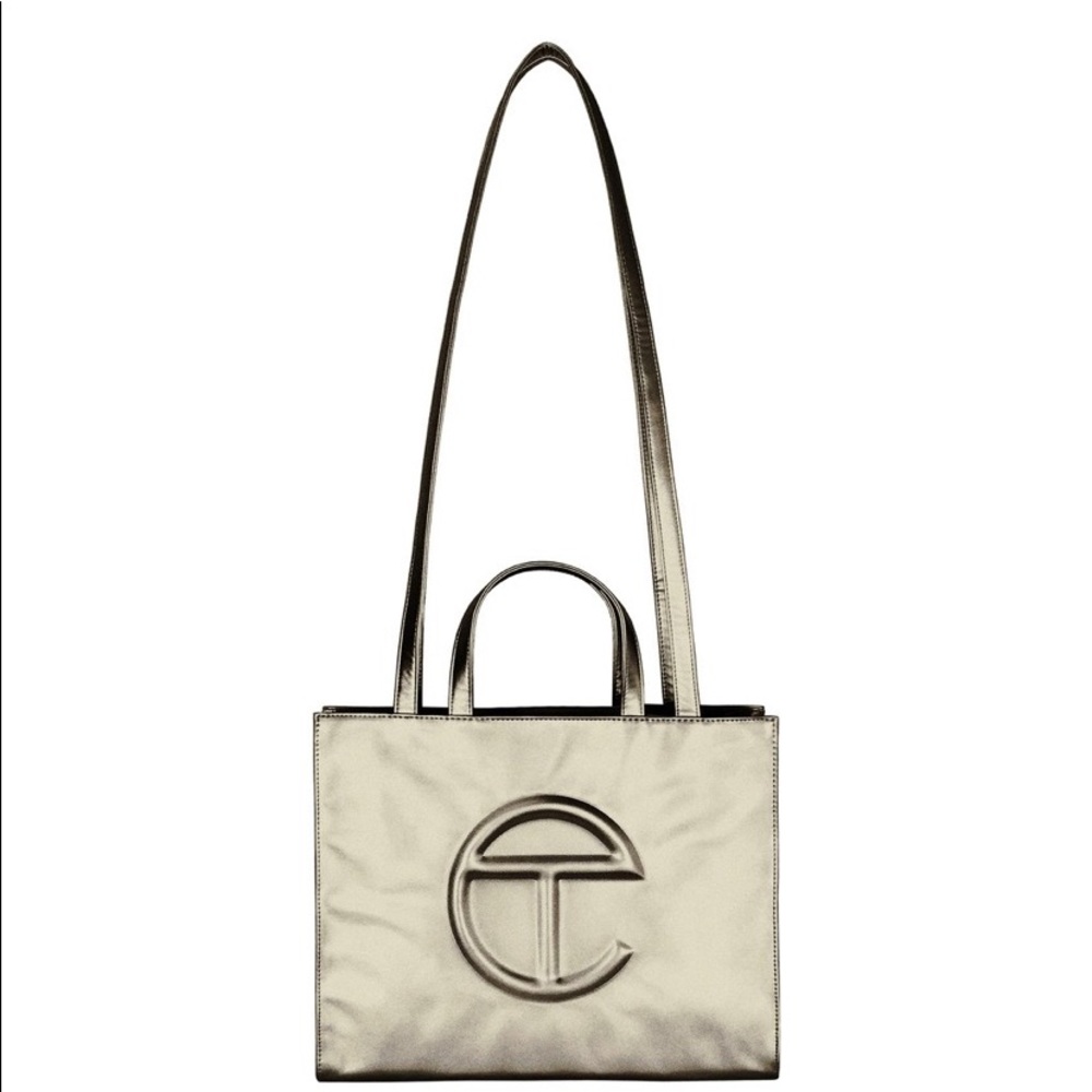 NWT Medium Telfar Bronze bag